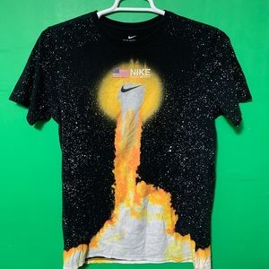 The Nike Tee Rocket Lift Off Fire Flames T-Shirt